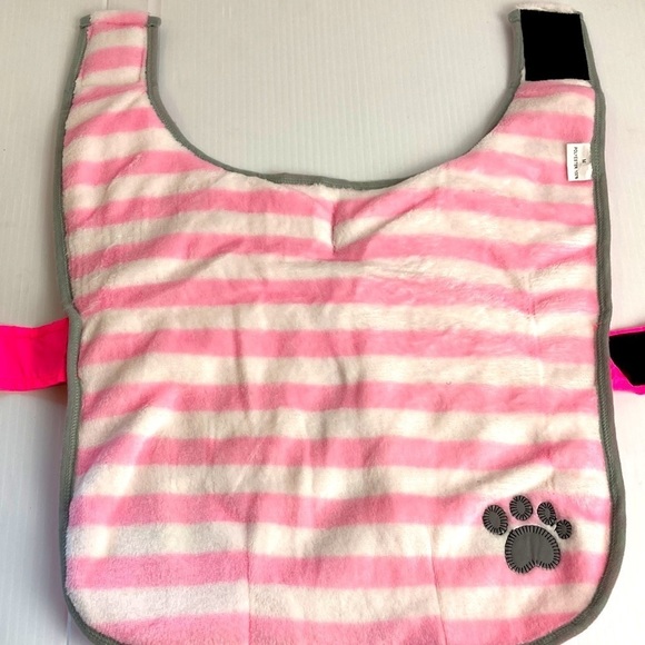BARBIE pink doggie jacket nylon shell fleece lining NWOT - Picture 4 of 6